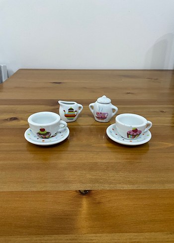 Porselen Oyuncak Çay Seti - Görsel 2