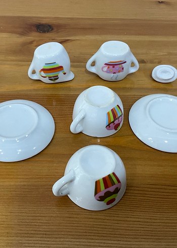 Porselen Oyuncak Çay Seti - Görsel 5