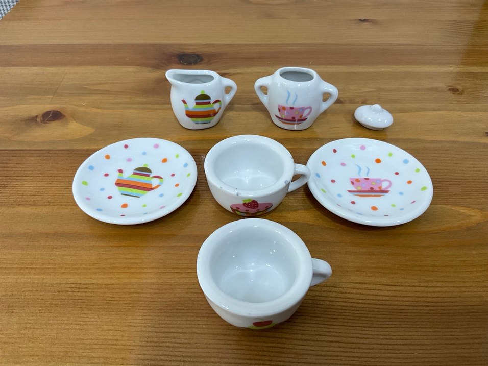Porselen Oyuncak Çay Seti - Görsel 4