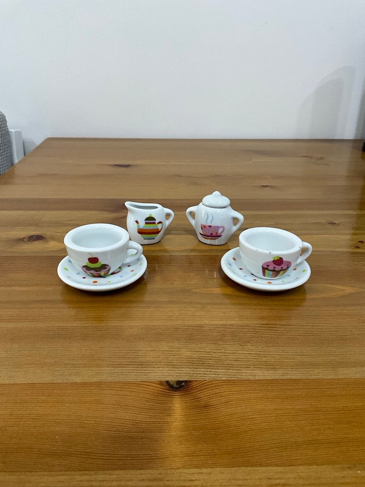 Porselen Oyuncak Çay Seti - Görsel 2