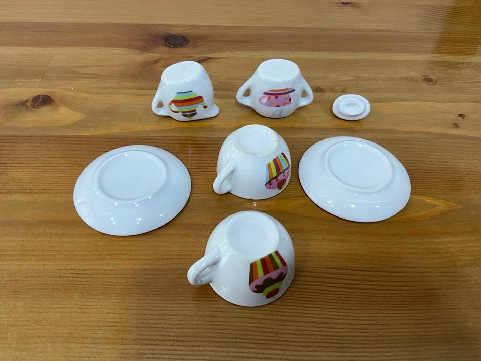 Porselen Oyuncak Çay Seti - Görsel 5