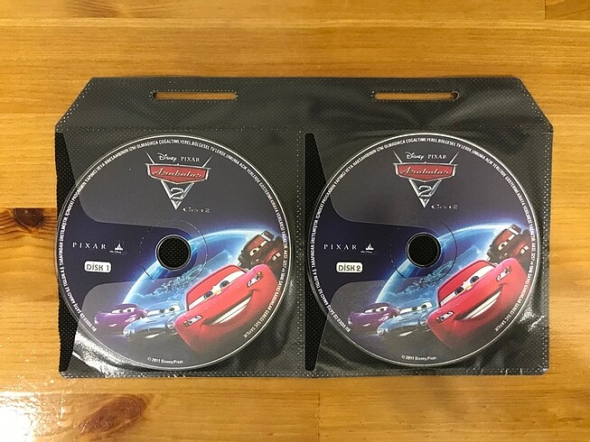 Arabalar 2 Animasyon Filmi Vcd si