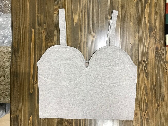 H&M Kadın Askılı Triko Crop