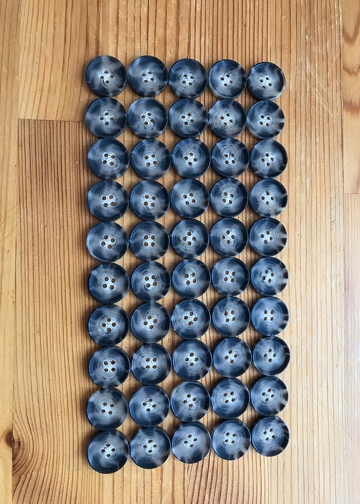 Plastik Düğme (50 Adet) - Görsel 2