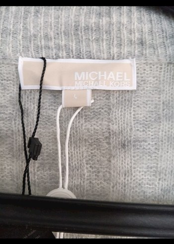 Gri Örgü Kadın Hırka Midi Boy - Görsel 4