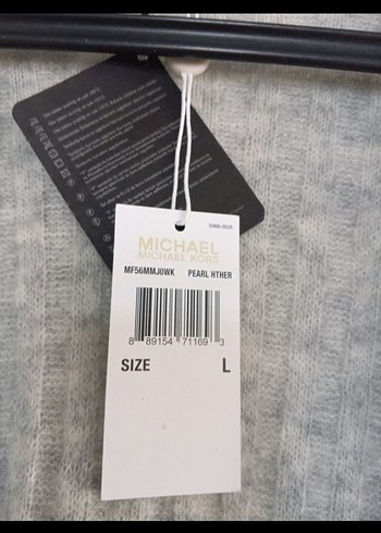 Gri Örgü Kadın Hırka Midi Boy - Görsel 7