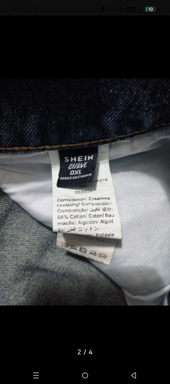 Kadın Mavi Kot Mini Etek Kemerli - Görsel 4