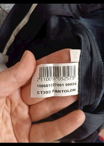 Kadın Kemerli Midi Denim Pantolon - Görsel 6