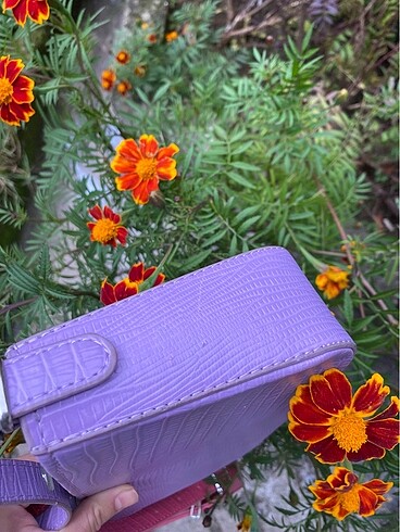 Beden mor Renk HouseBags Lila Baget İçi Astarlı Omuz Çantası