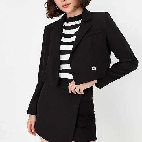 Zara Crop Blazer Ceket