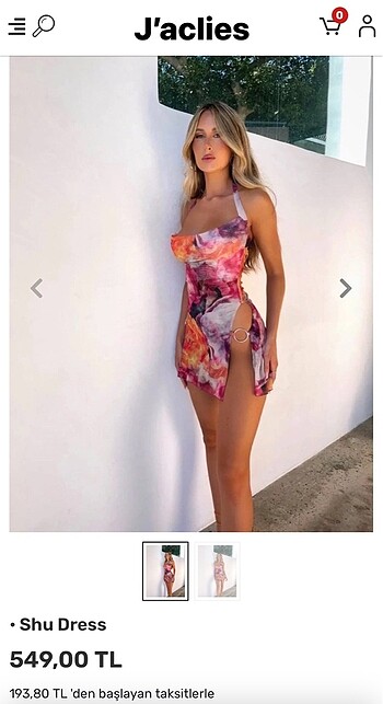 Jaclies Model Çiçekli Elbise