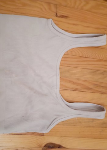 Bej Kadın Basic Crop Top