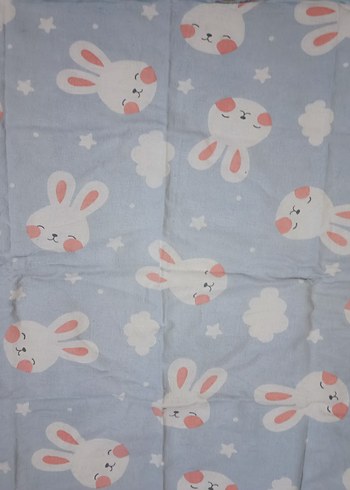 Pamuklu Mavi Çocuk Battaniyesi - Görsel 2