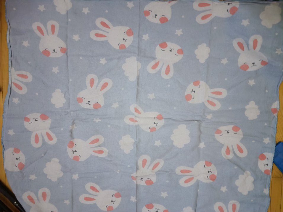 Pamuklu Mavi Çocuk Battaniyesi - Görsel 2