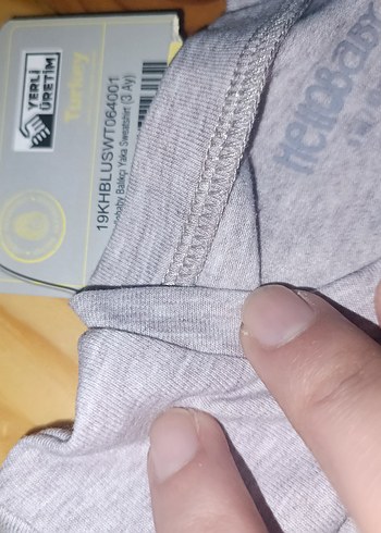 Gri Uzun Kollu Erkek Çocuk Tişört - Görsel 3