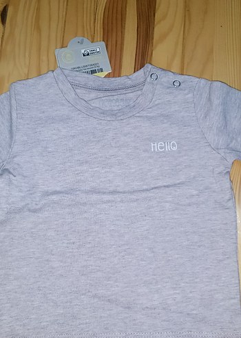 Gri Uzun Kollu Erkek Çocuk Tişört - Görsel 2