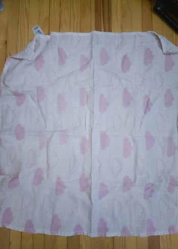 Pembe Pastel Keten Çocuk Battaniyesi - Görsel 3