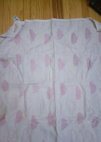 Pembe Pastel Keten Çocuk Battaniyesi - Görsel 2