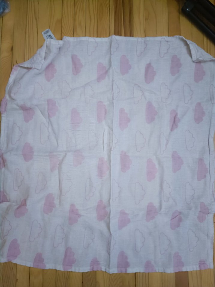 Pembe Pastel Keten Çocuk Battaniyesi - Görsel 3