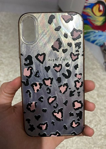 İphone XR Leopar Desenli Telefon Kılıfı