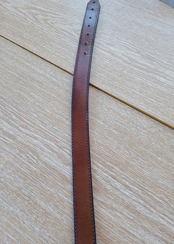 Kahverengi Suni deri Tokalı ERKEK Kemeri - Görsel 5