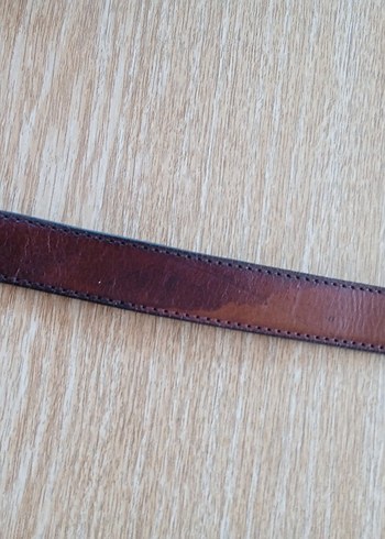 Kahverengi Suni deri Tokalı ERKEK Kemeri - Görsel 6