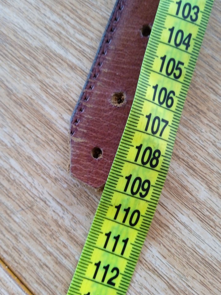 Kahverengi Suni deri Tokalı ERKEK Kemeri - Görsel 3