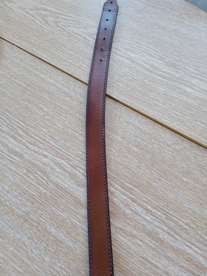 Kahverengi Suni deri Tokalı ERKEK Kemeri - Görsel 5