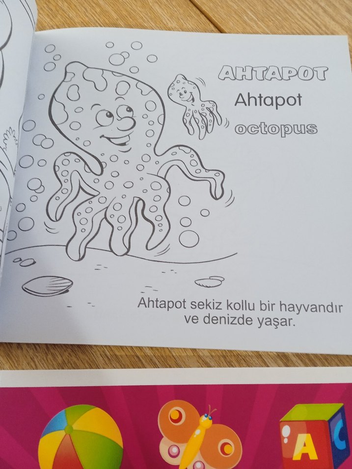 Eğitici Boyama Kitapları: Hayvanlar ve Renkler - Görsel 4