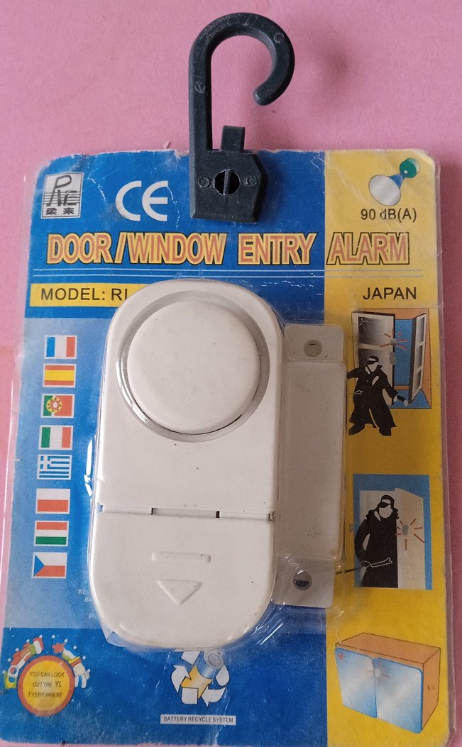 Beyaz Kapı/Pencere Giriş Alarmı 90 dB - Görsel 2
