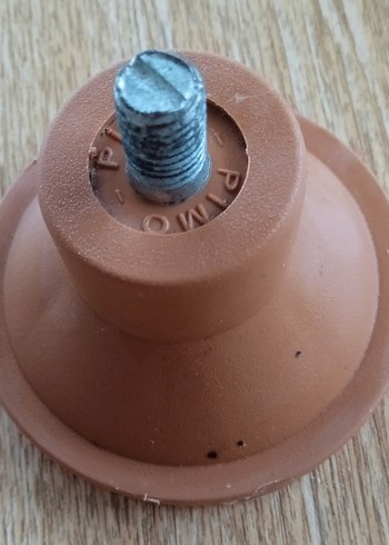 Döner Metal Vidalı Kahverengi Ayaklar - Görsel 2