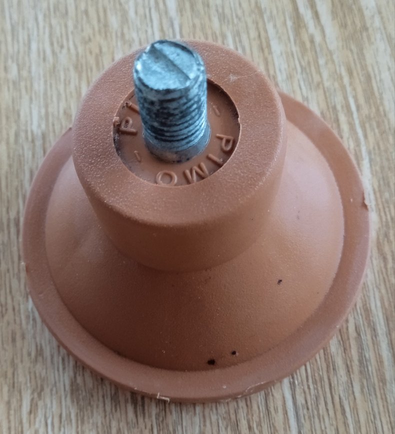 Döner Metal Vidalı Kahverengi Ayaklar - Görsel 2