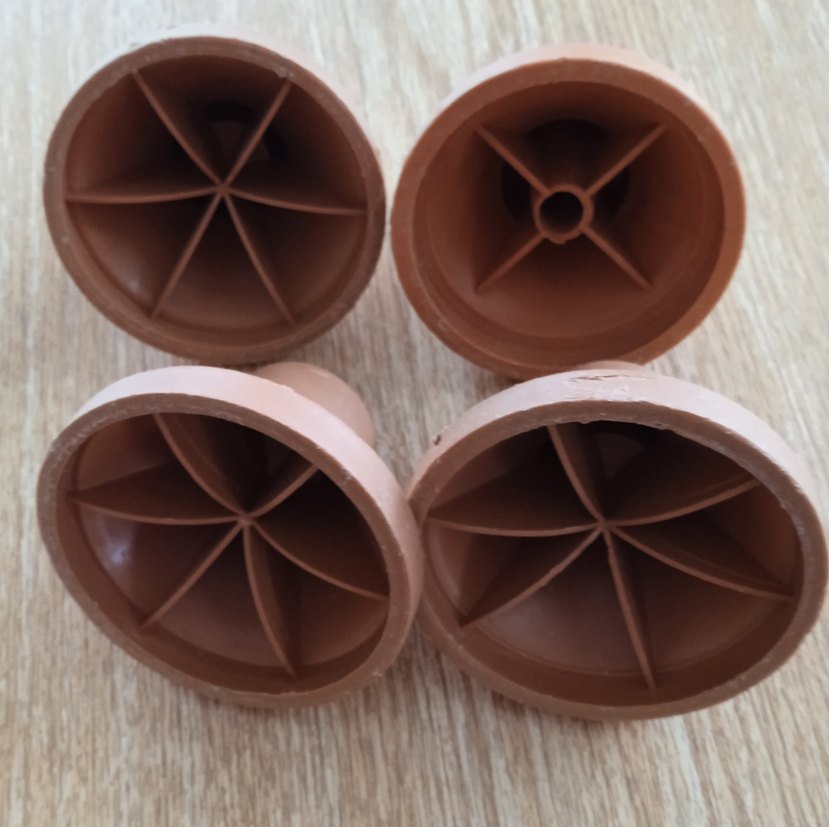 Döner Metal Vidalı Kahverengi Ayaklar - Görsel 4