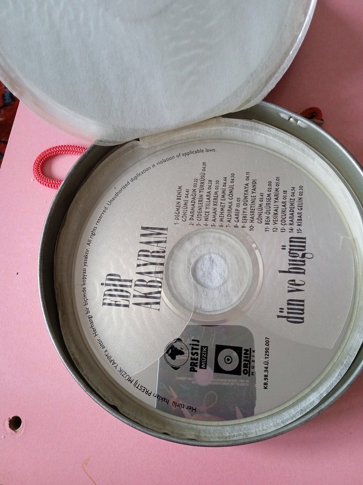 CD DVD Teneke Kutu - Görsel 4