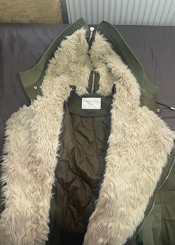 Zara kürklü mont - Görsel 2