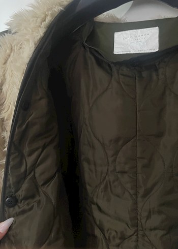 Zara kürklü mont - Görsel 3