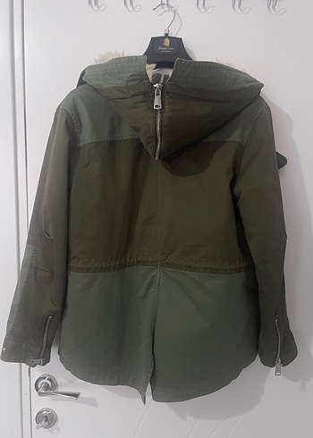 Zara kürklü mont - Görsel 4