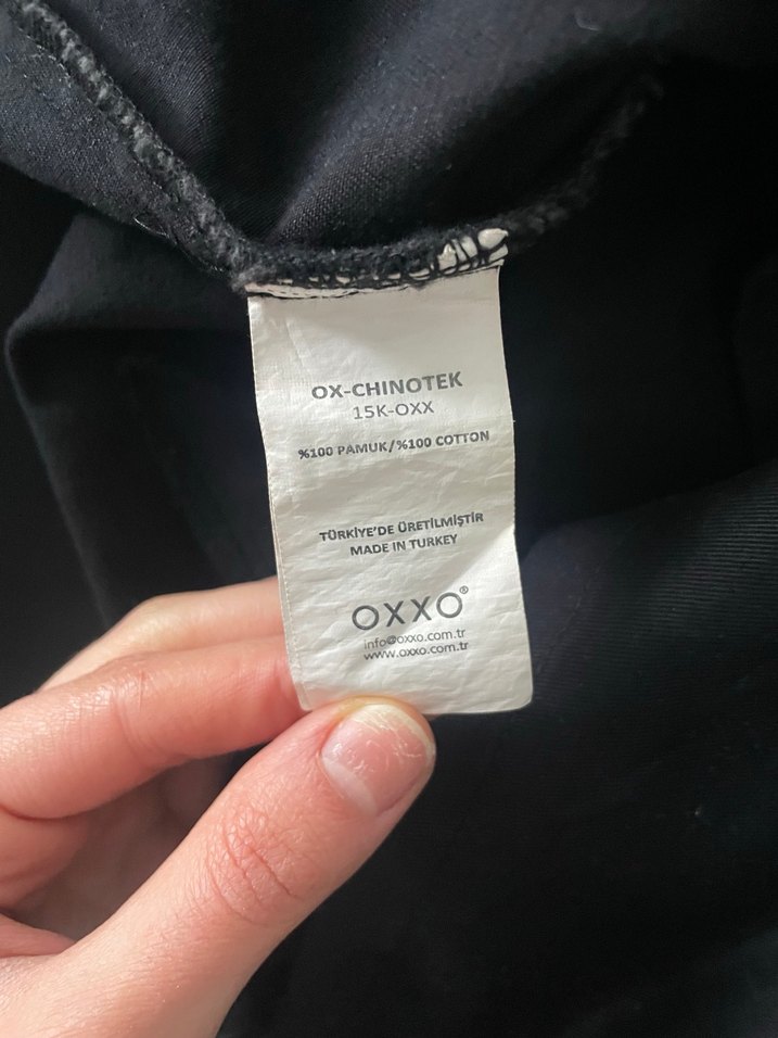 Düğmeli Siyah Mini Etek - Görsel 5