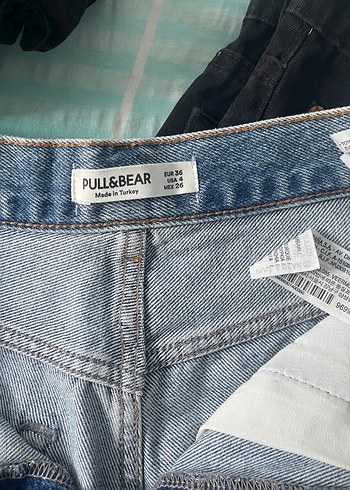 pull and bear kot şort - Görsel 3
