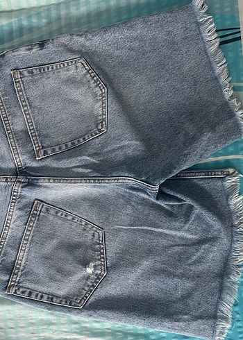 pull and bear kot şort - Görsel 2