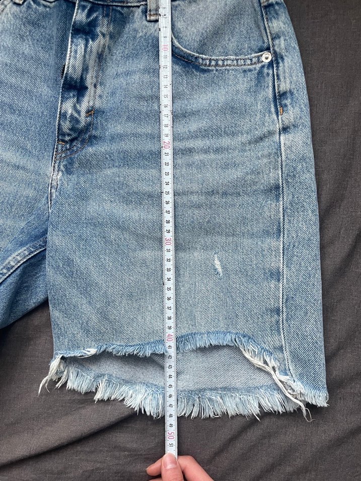 pull and bear kot şort - Görsel 4