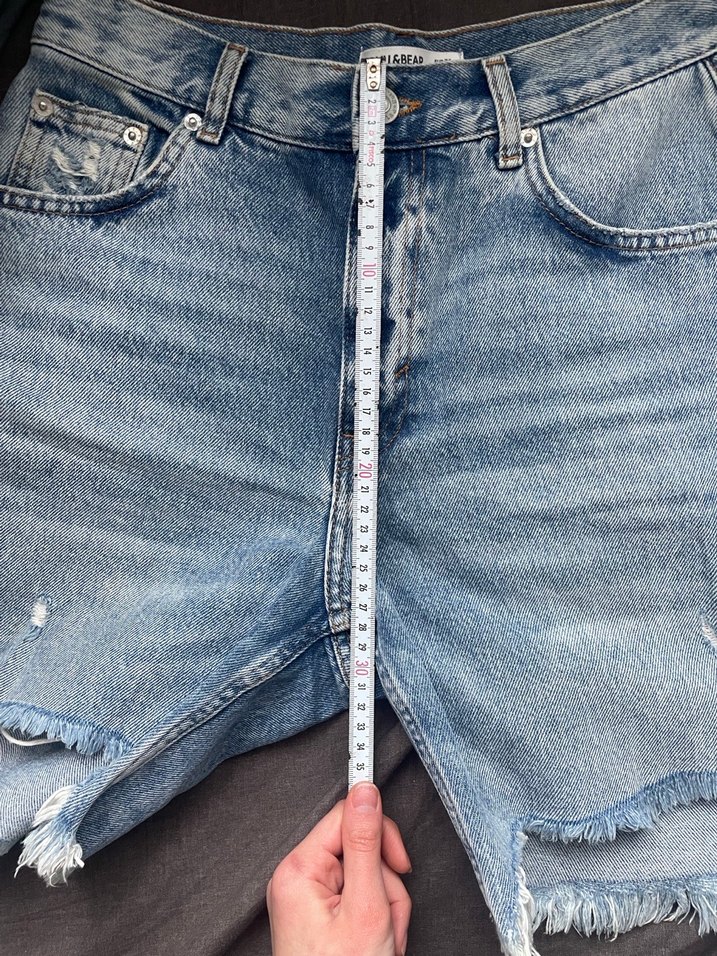 pull and bear kot şort - Görsel 5