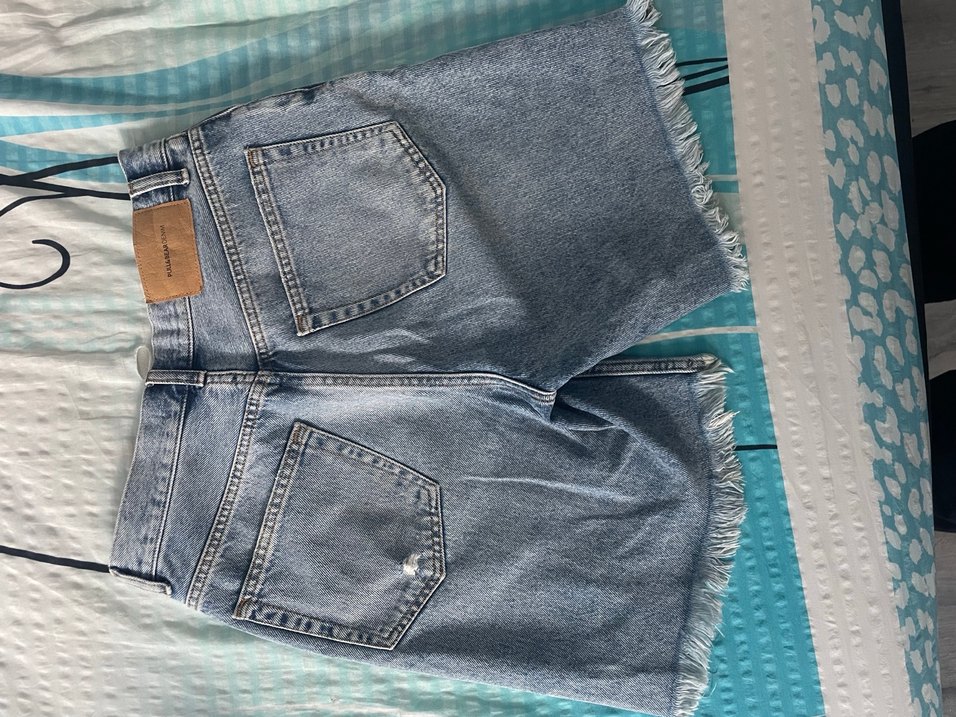 pull and bear kot şort - Görsel 2