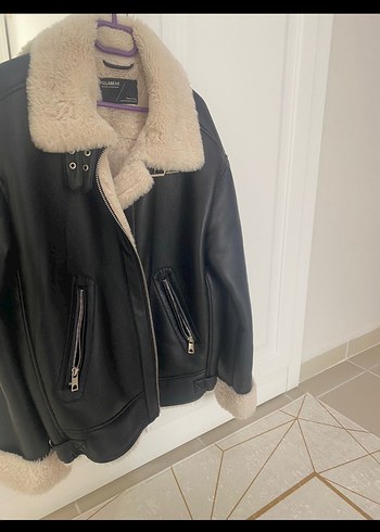 PULL&BEAR Kadın Peluş Dış Giyim - Görsel 2