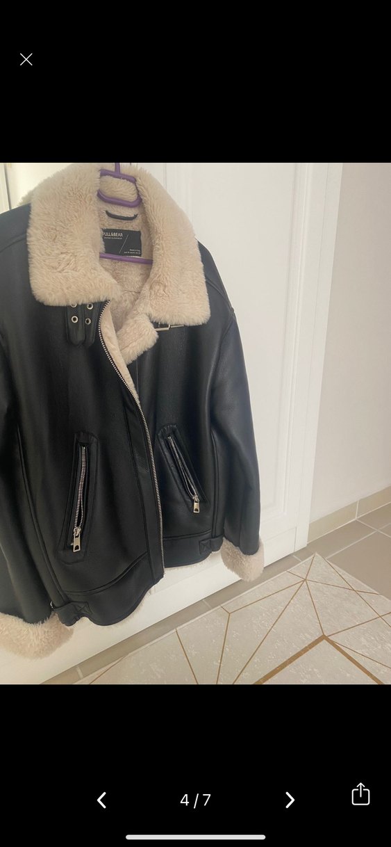 PULL&BEAR Kadın Peluş Dış Giyim - Görsel 2