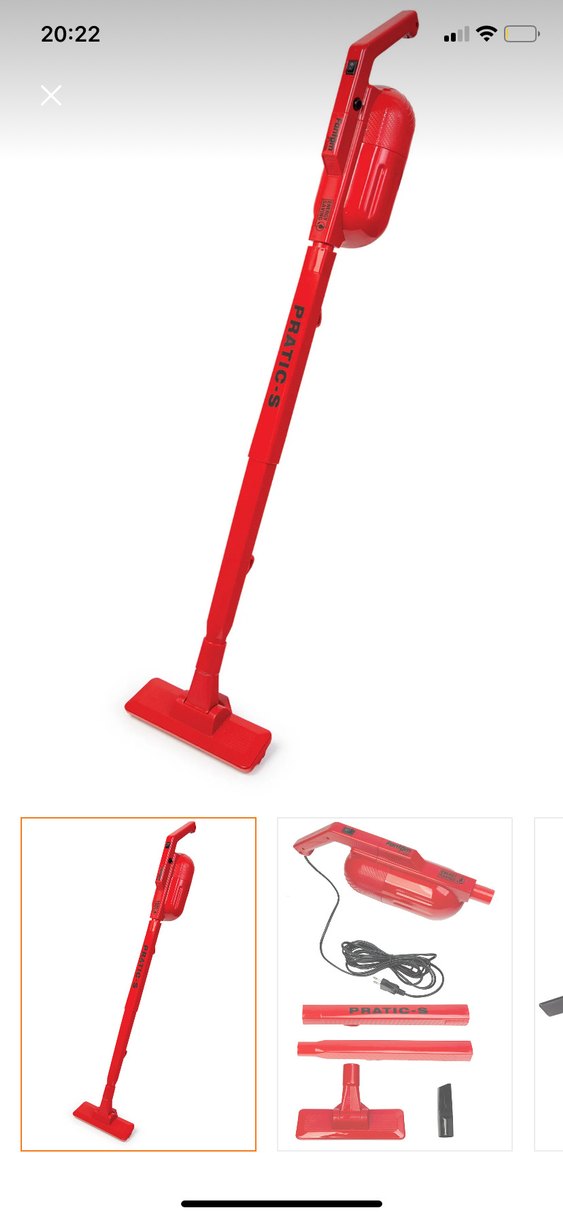 Kırmızı Dikey Elektrikli Süpürge - Görsel 2
