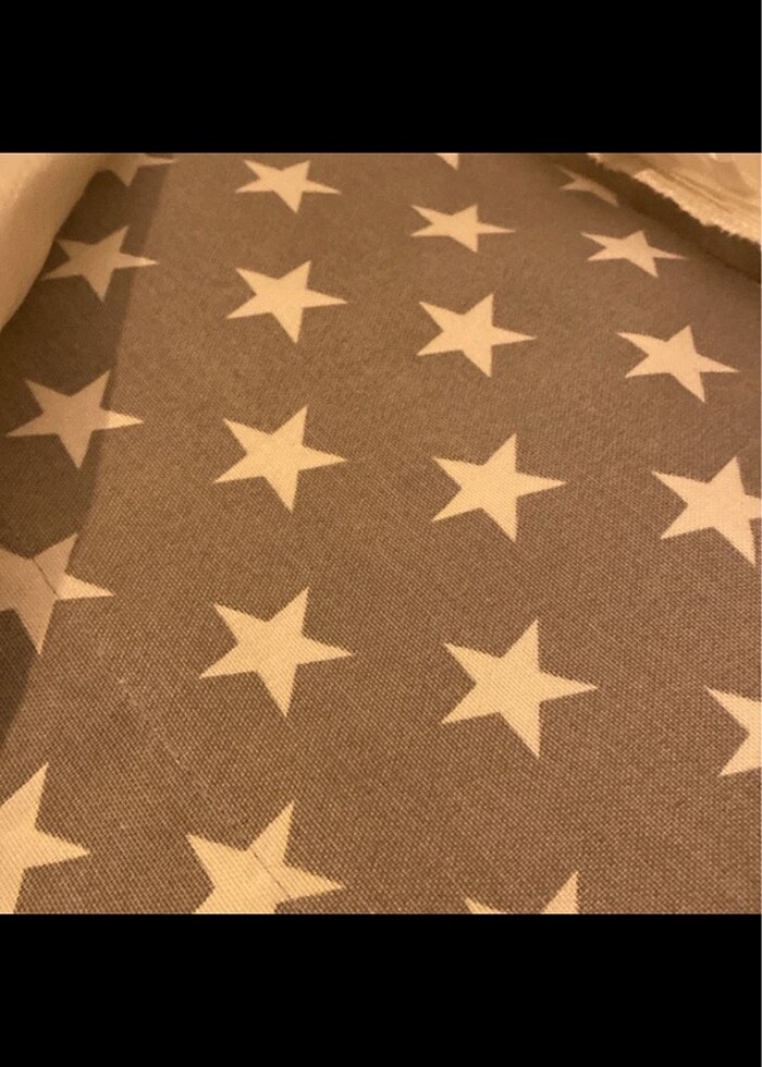 Yıldız desen fon perde - Görsel 2