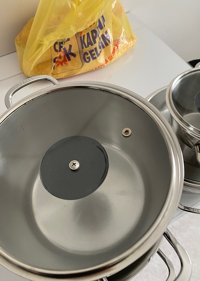 Schafer çekil tencere seti az kullanılmış - Görsel 3