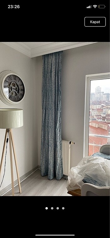 Taç Fon perde dikime hazır