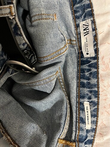 l Beden mavi Renk Zara jean